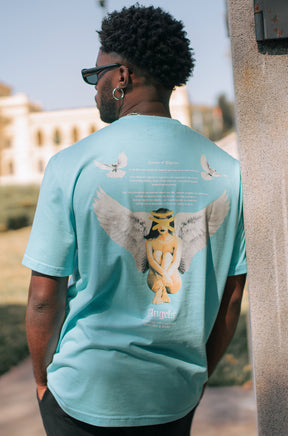 ANGEL WINGS BLUE T-SHIRT