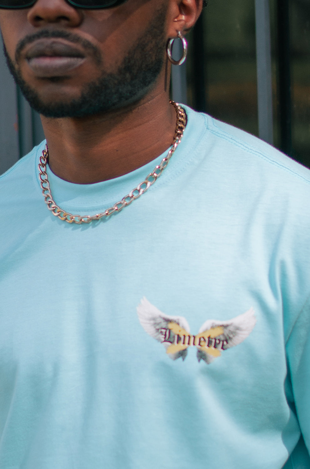 ANGEL WINGS BLUE T-SHIRT