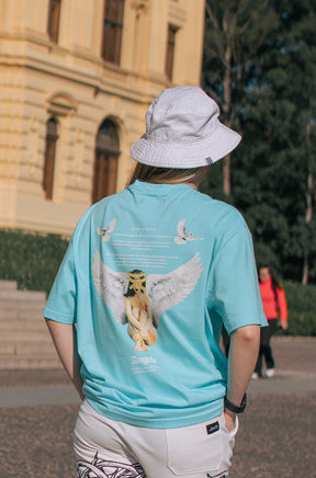 ANGEL WINGS BLUE T-SHIRT