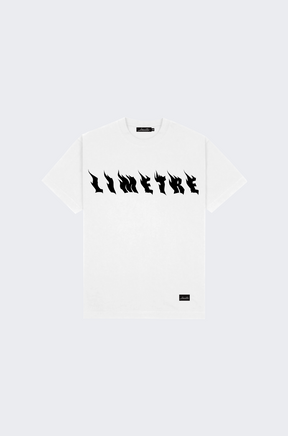 FIRE LOGO WHITE T-SHIRT