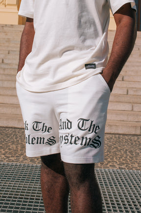 FCK THE PROBLEMS OFF-WHITE SHORTS