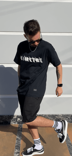 FIRE LOGO BLACK T-SHIRT