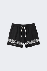 CROWN OF THORNS BLACK SHORTS