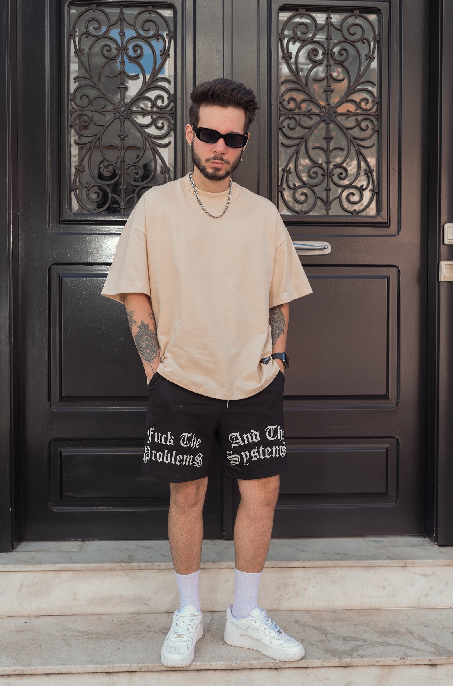 VANILLA OVERSIZED T-SHIRT